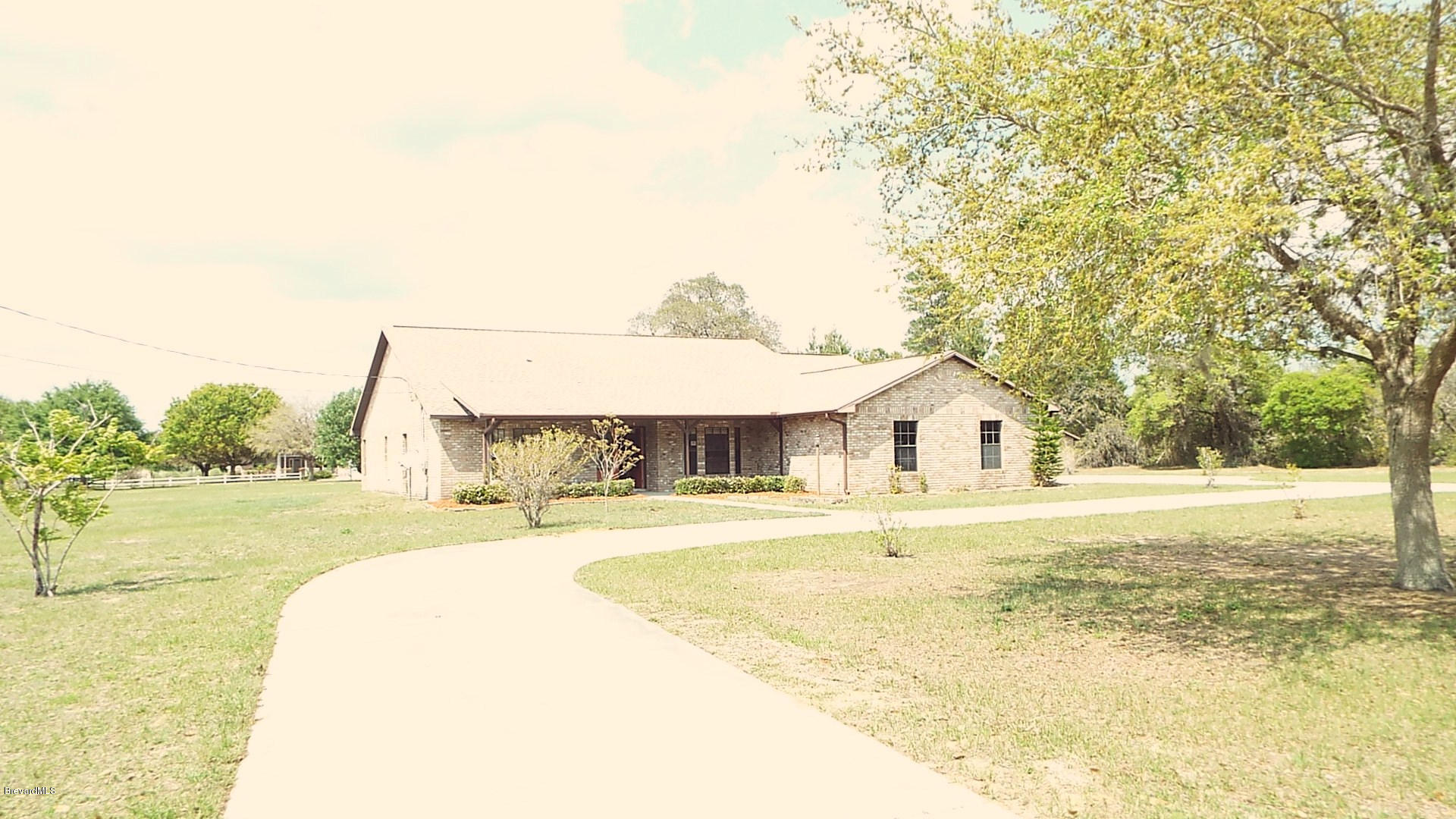 3660 Grant Line Road Mims, FL 32754 - Photo 3 of 28 front with circular drive
