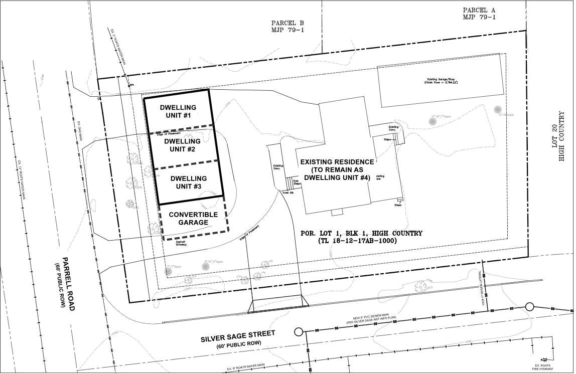 61170 Parrell Road Bend, OR 97702 - Photo 2 of 21 Approved plan for keeping house and shop while adding triplex