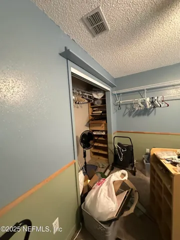 a room with gym equipment