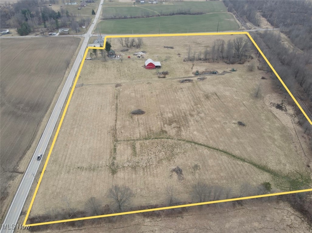 8094 South Pricetown Road Berlin Center, OH 44401 - Photo 1 of 7 Birds eye view of property featuring a rural view