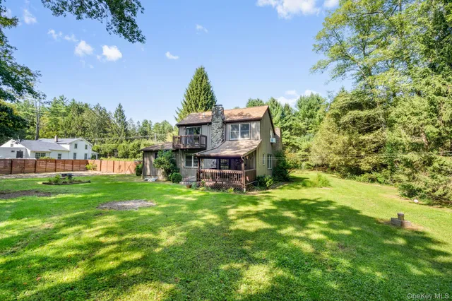 a view of a table and chairs in the patio