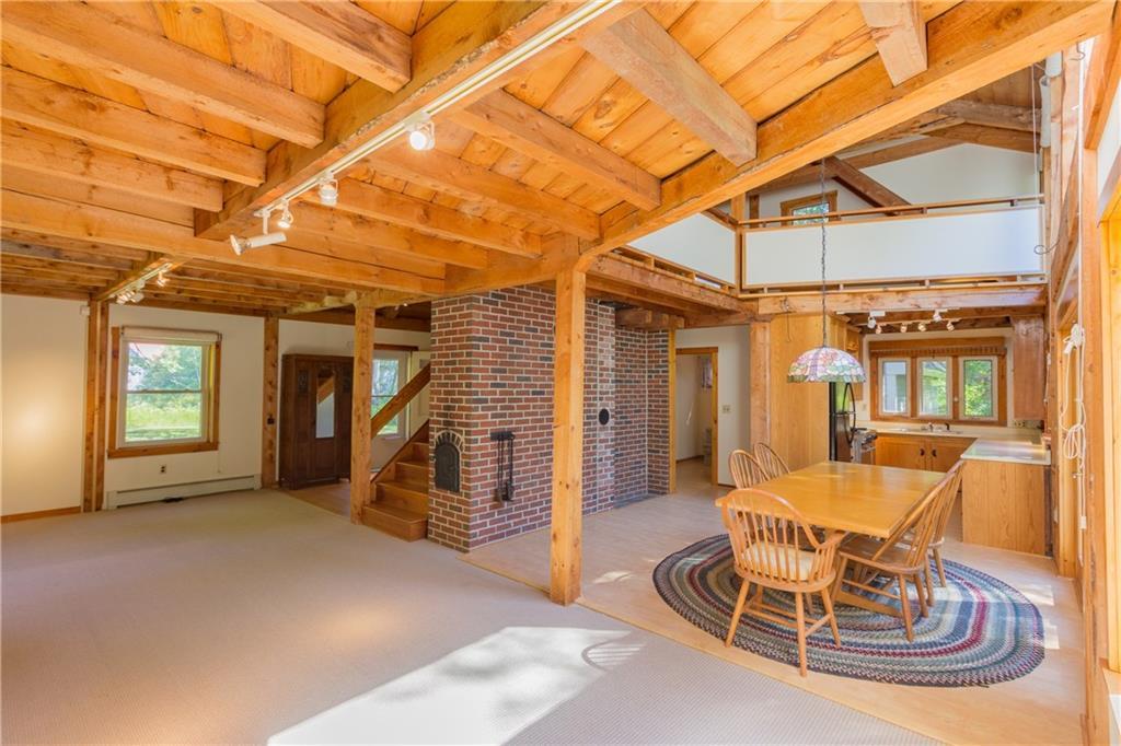729 Boothbay Road Edgecomb, ME 04556 - Photo 9 of 23 The dining room is open to kitchen...