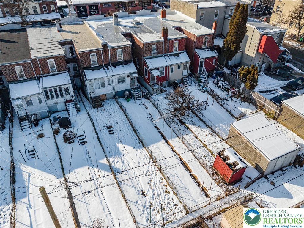 535 North Front Street Allentown, PA 18102 - Photo 17 of 51 an aerial view of a house with parking space
