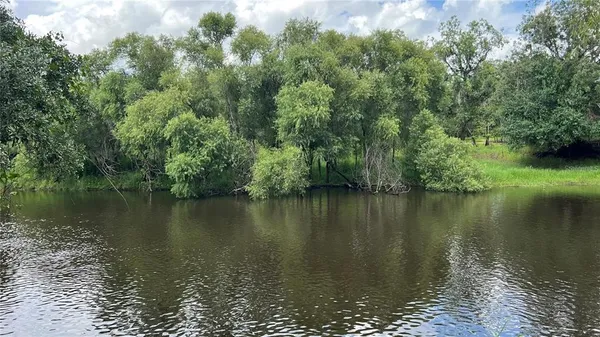 a view of a lake view with a large window