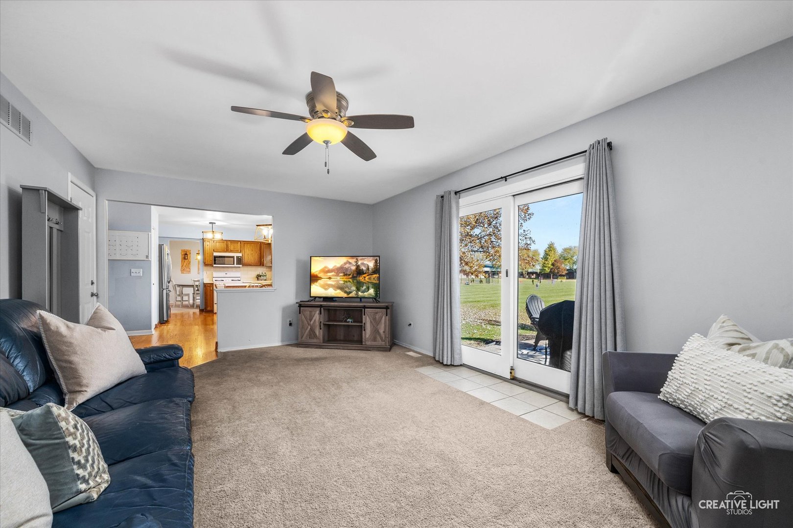1348 Midway Avenue St. Charles, IL 60174 - Photo 10 of 23 a living room with furniture and a flat screen tv