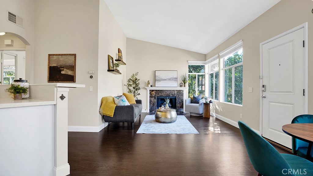 19431-57d Rue De Valore Lake Forest, CA 92610 - Photo 16 of 31 a living room with furniture and a fireplace