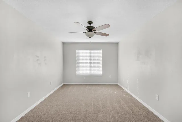 a view of a window in a room