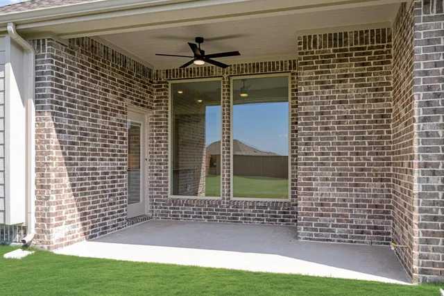 a backyard of a house