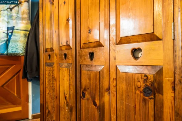 a view of a door