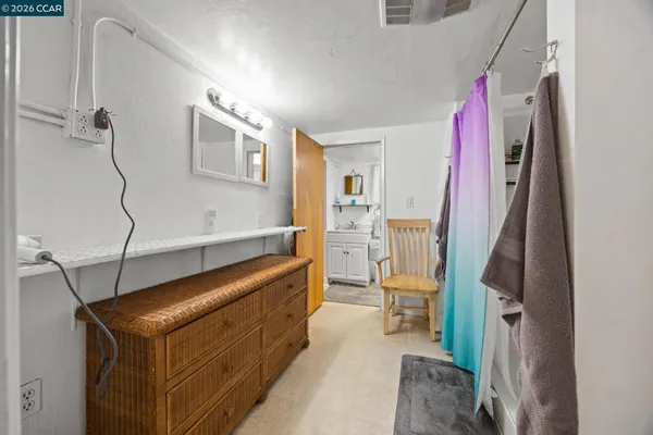 a view of a storage room