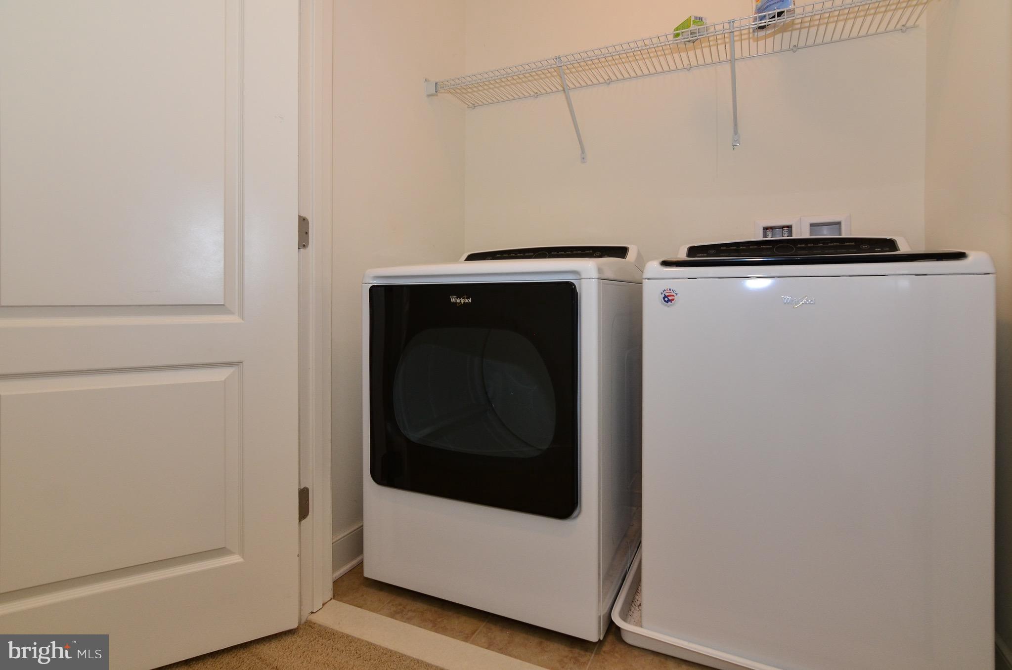 5785 Hunting Creek Road Alexandria, VA 22303 - Photo 26 of 28 Washer & Dryer conveniently on bedroom level