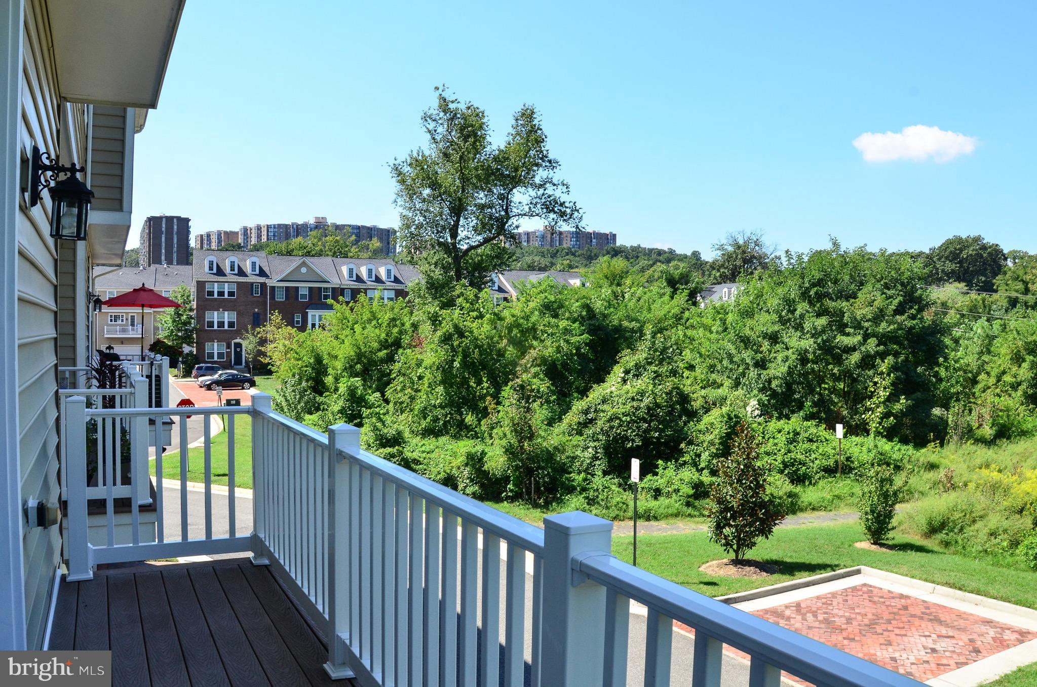 5785 Hunting Creek Road Alexandria, VA 22303 - Photo 27 of 28 Deck overlooks tree & parkland