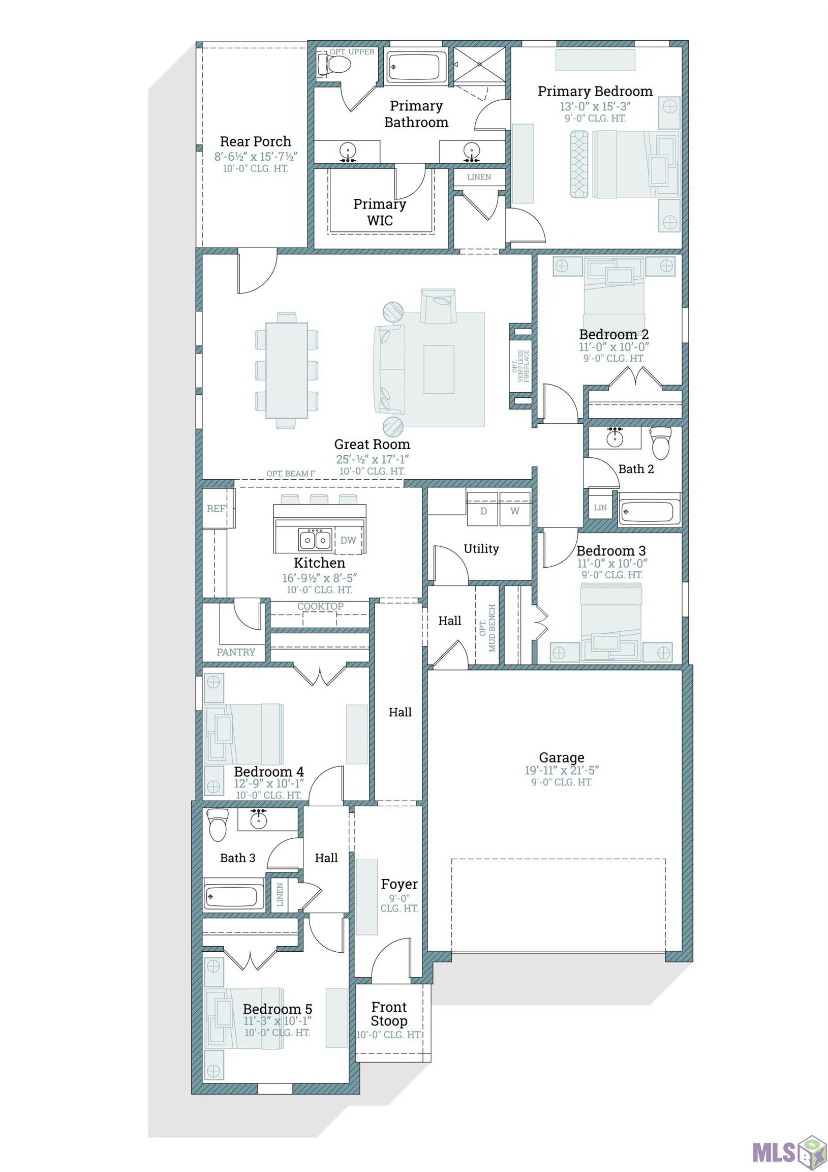 10035 Pelican Pointe Lane Baton Rouge, LA 70810 - Photo 3 of 3 Maple Floorplan