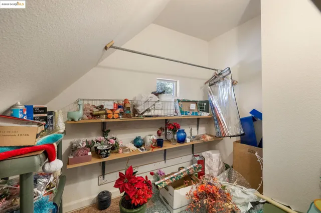 a room with storage and utility