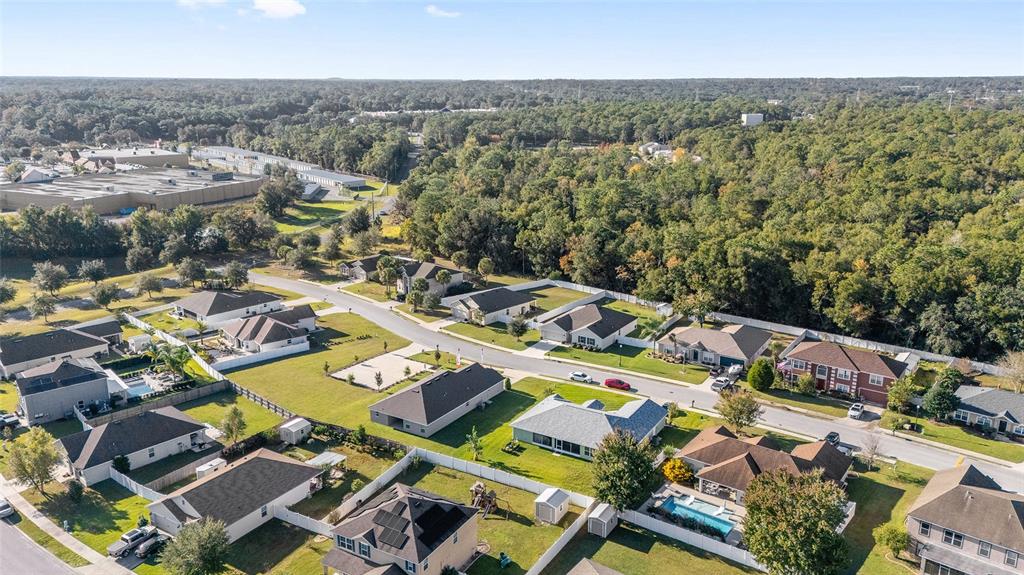 2530 Northeast 42nd Road Ocala, FL 34470 - Photo 52 of 61 an aerial view of a house with a ocean view