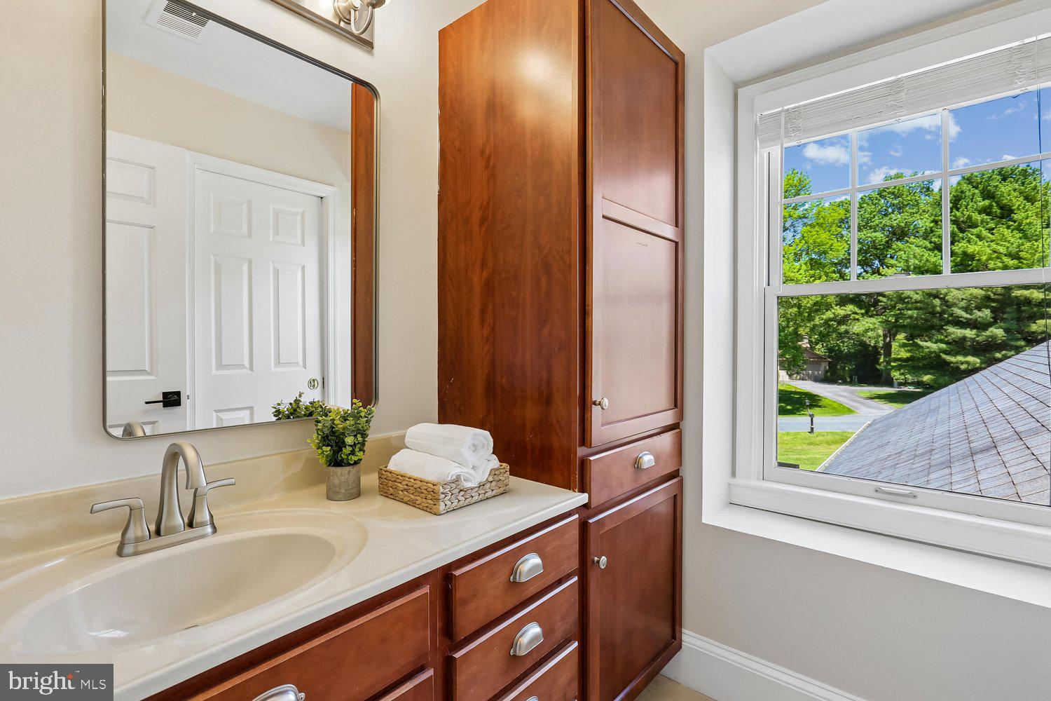 20920 Sunnyacres Road Gaithersburg, MD 20882 - Photo 38 of 64 Upper hallway bathroom with pantry vanity