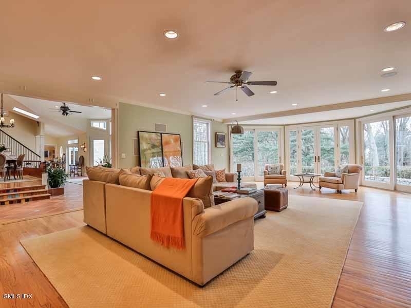 385 Middlesex Road Darien, CT 06820 - Photo 4 of 28 a living room with furniture and a large window with outer view