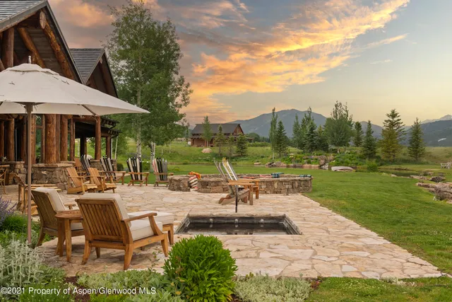 a view of a lake with a mountain in the background