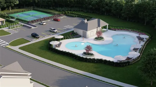 a view of outdoor space and patio