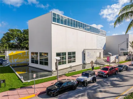 a view of a city with tall buildings