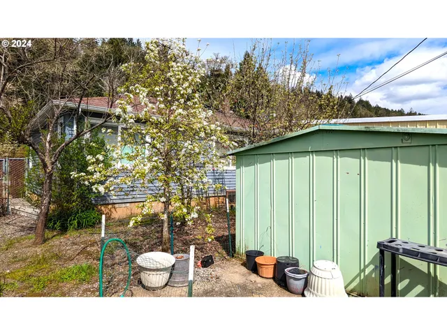 a view of outdoor space with seating area