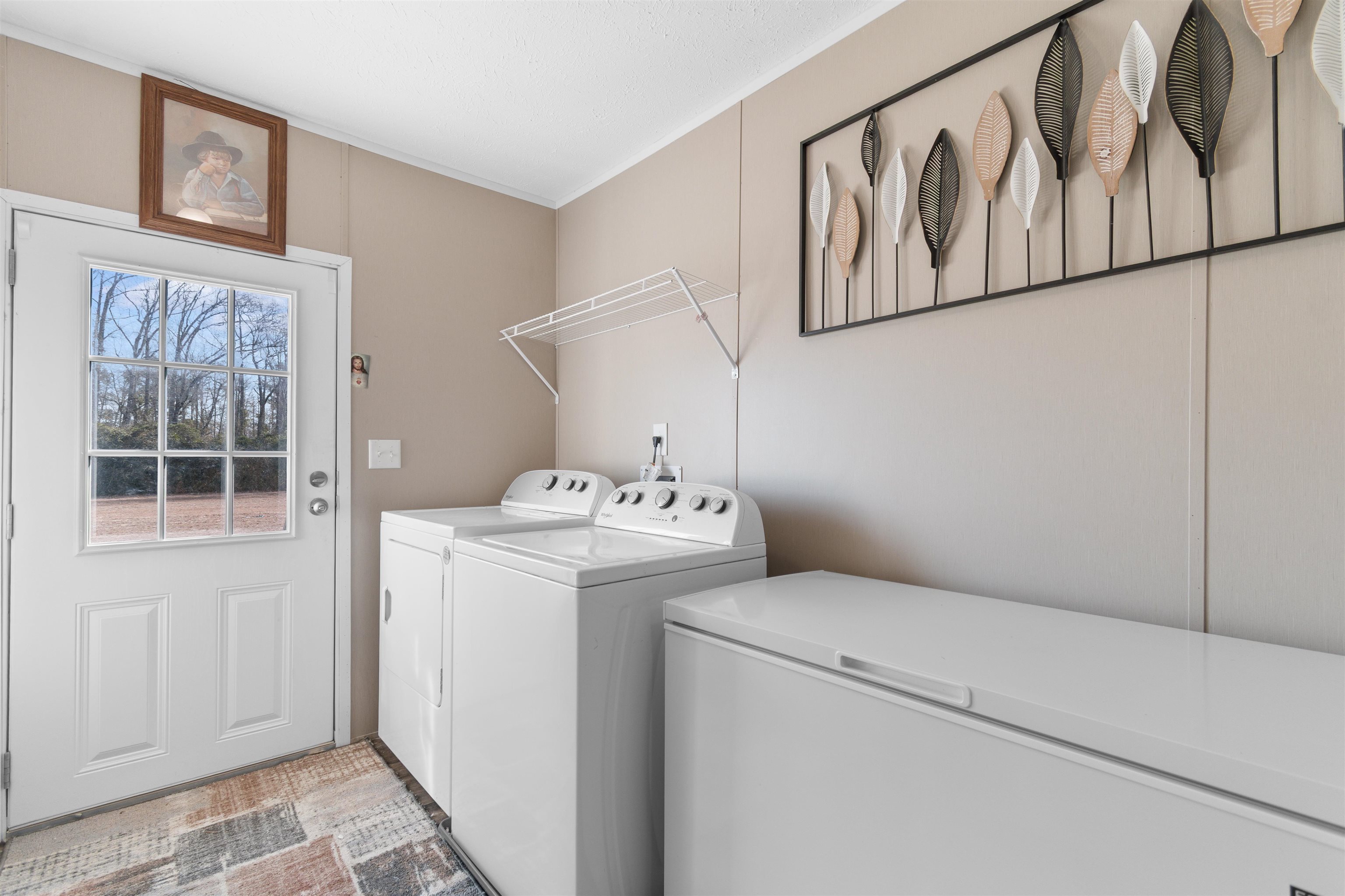2482 Wigley Road Loris, SC 29569 - Photo 29 of 39 Bedroom with multiple windows, crown molding, a textured ceiling, and wood finished floors