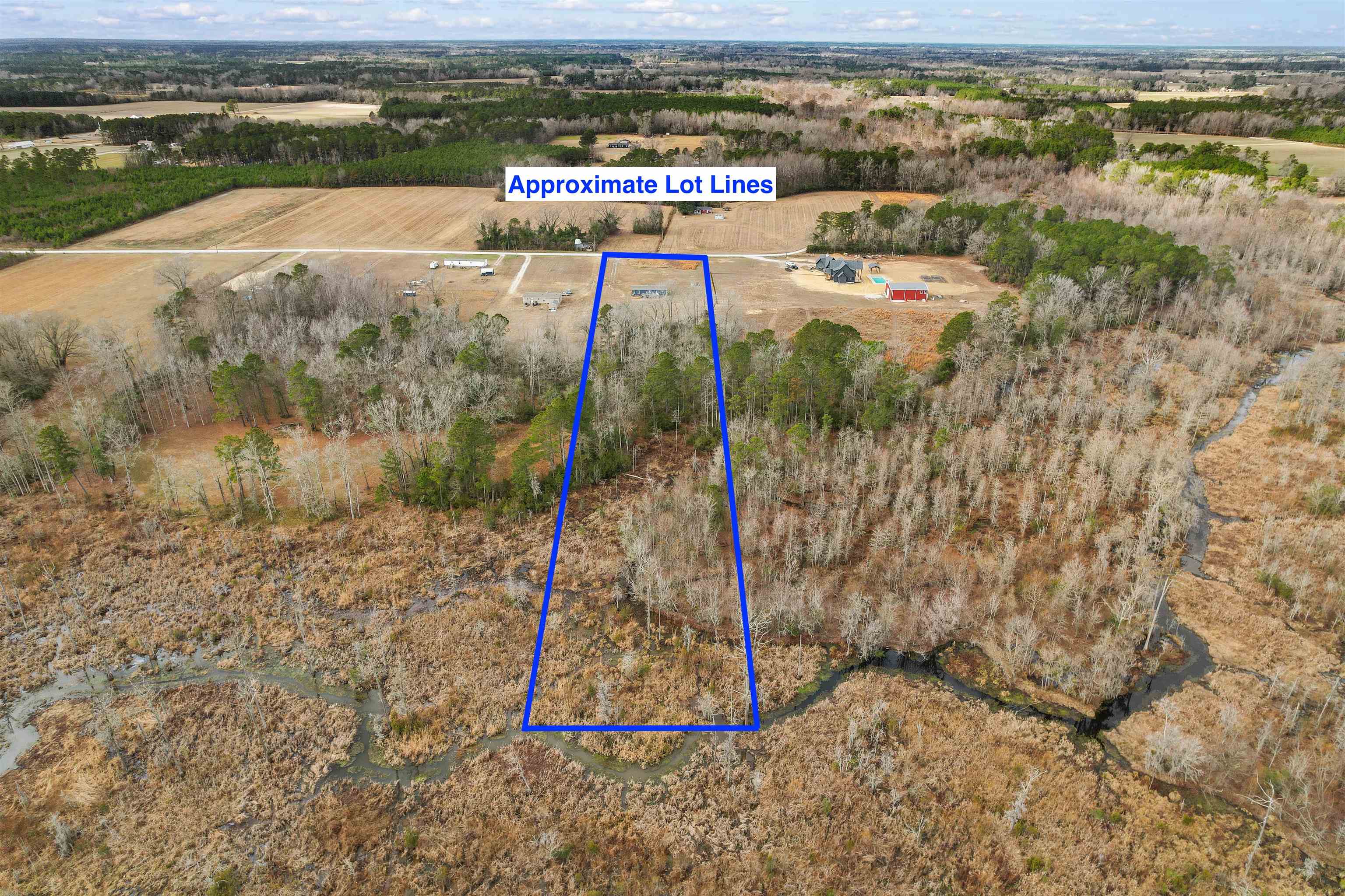 2482 Wigley Road Loris, SC 29569 - Photo 39 of 39 Aerial overview of property's location with rural landscape