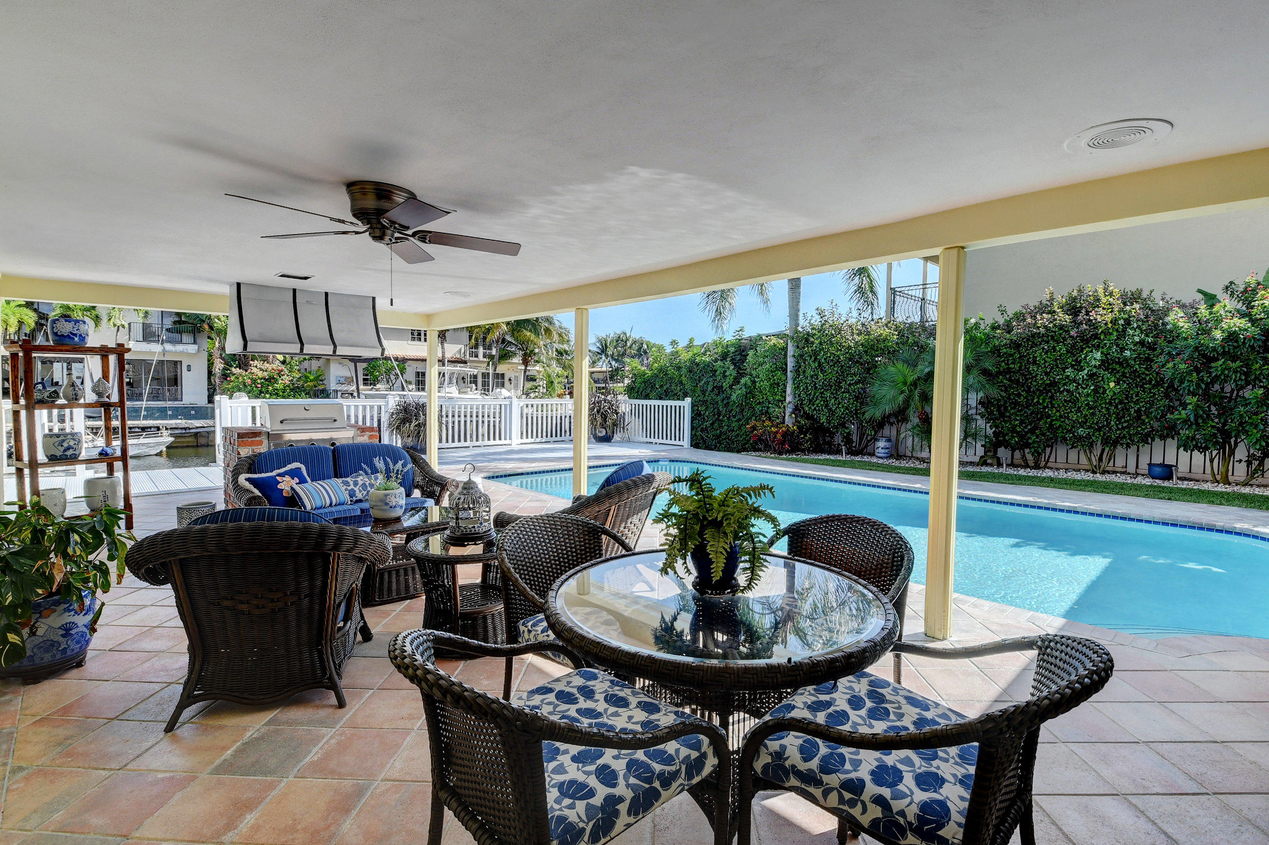 681 Marine Drive Boca Raton, FL 33431 - Photo 23 of 32 Patio with built in BBQ