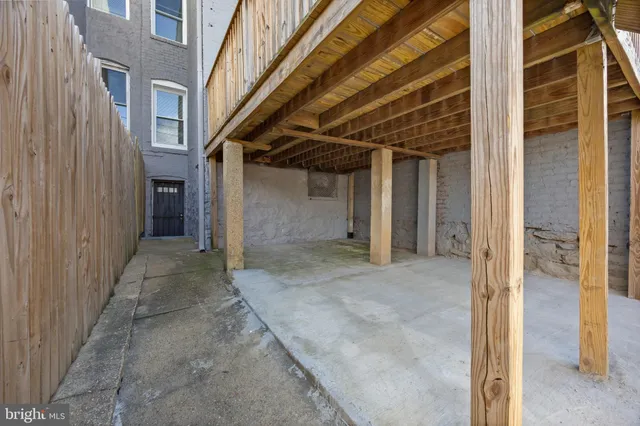 a view of front door of house