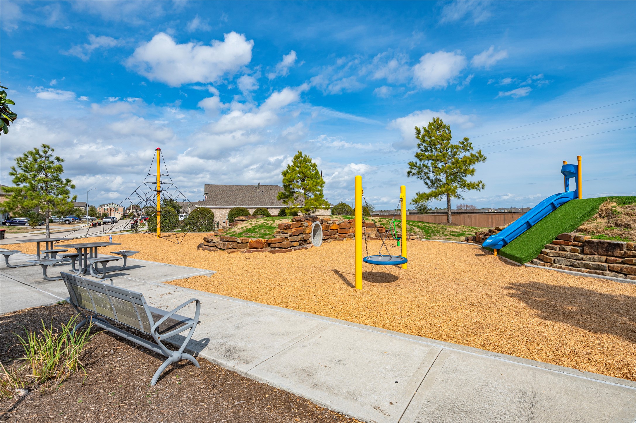 2107 Santa Ana Way Baytown, TX 77523 - Photo 36 of 40 a view of a terrace with chairs