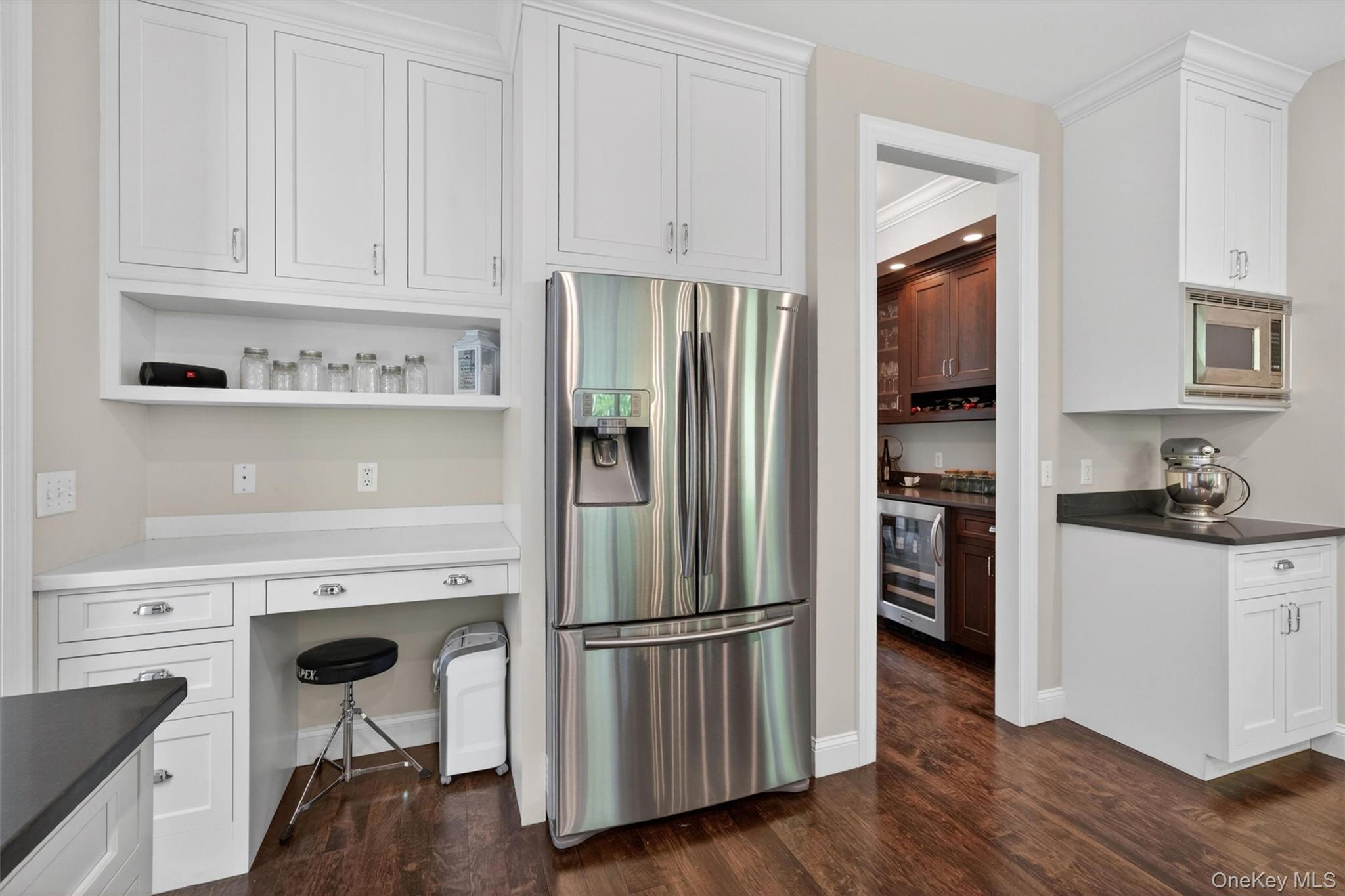 28 Bethlehem Road New Windsor, NY 12553 - Photo 21 of 50 a kitchen with a refrigerator sink and cabinets