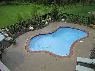 611 Ridge Point Drive Dundee, MI 48131 - Photo 17 of 20 Pool View From Deck