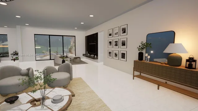 a view of swimming pool with lounge chair