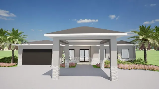 a view of a hallway with wooden floor and a fireplace