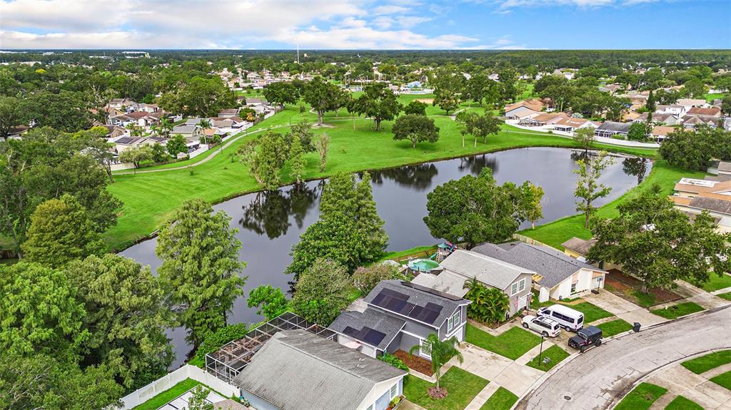 4805 Grove Point Drive Tampa, FL 33624 - Photo 30 of 35 an aerial view of residential houses with outdoor space