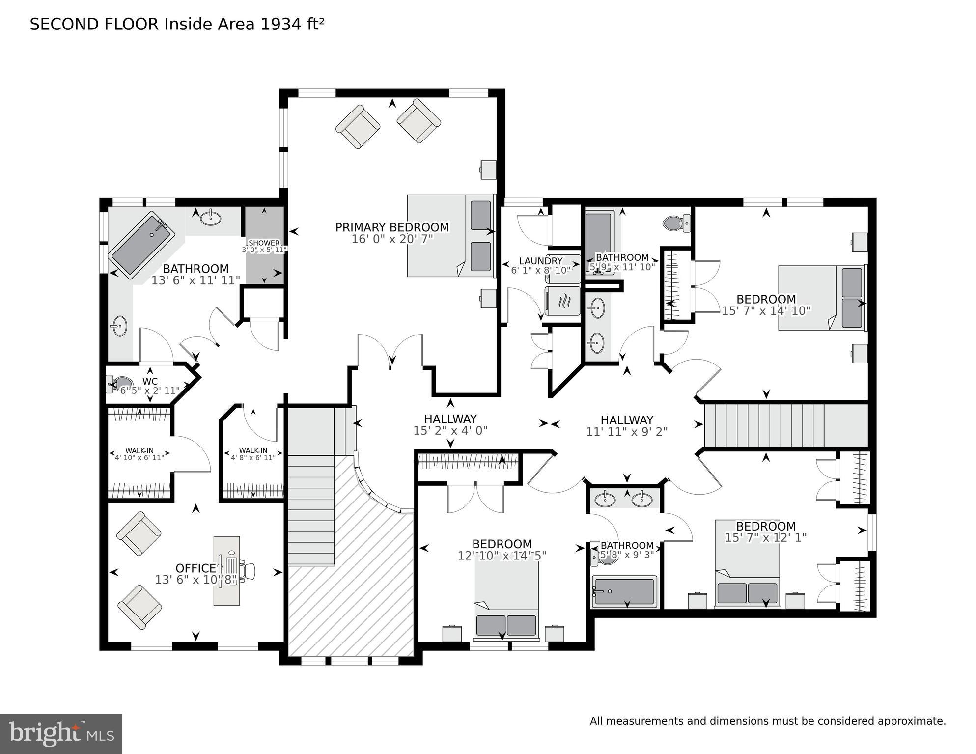12313 Riding Fields Road Rockville, MD 20850 - Photo 40 of 42 Second Floor Plan