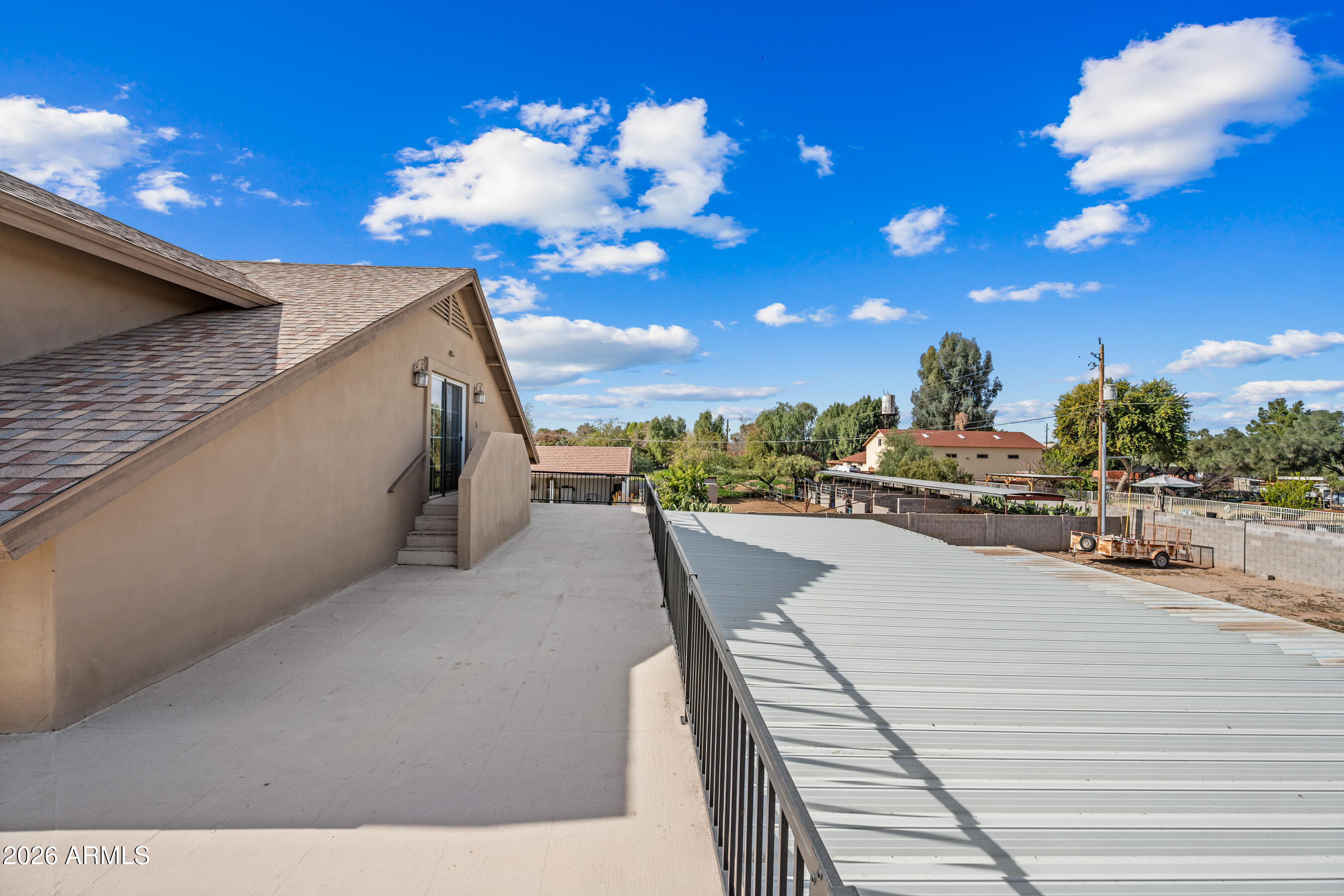 322 East Redfield Road Chandler, AZ 85225 - Photo 68 of 90 Balcony looking to driveway area