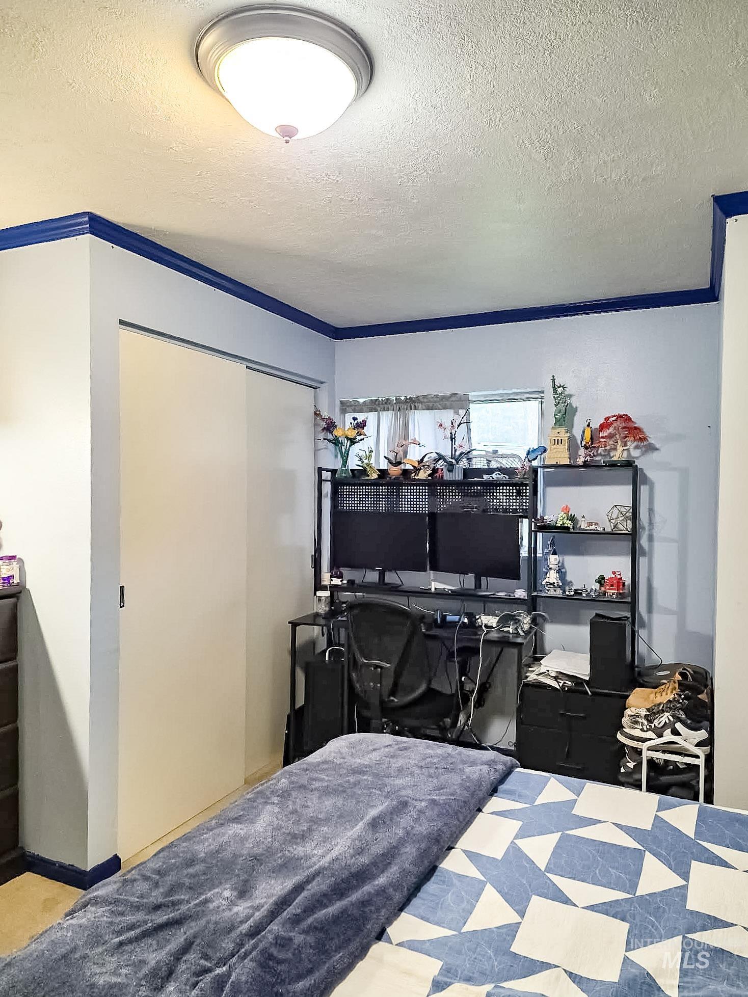 1650 Wells Bench Road Orofino, ID 83544 - Photo 21 of 44 Neutral wall colors with blue crown molding and trim