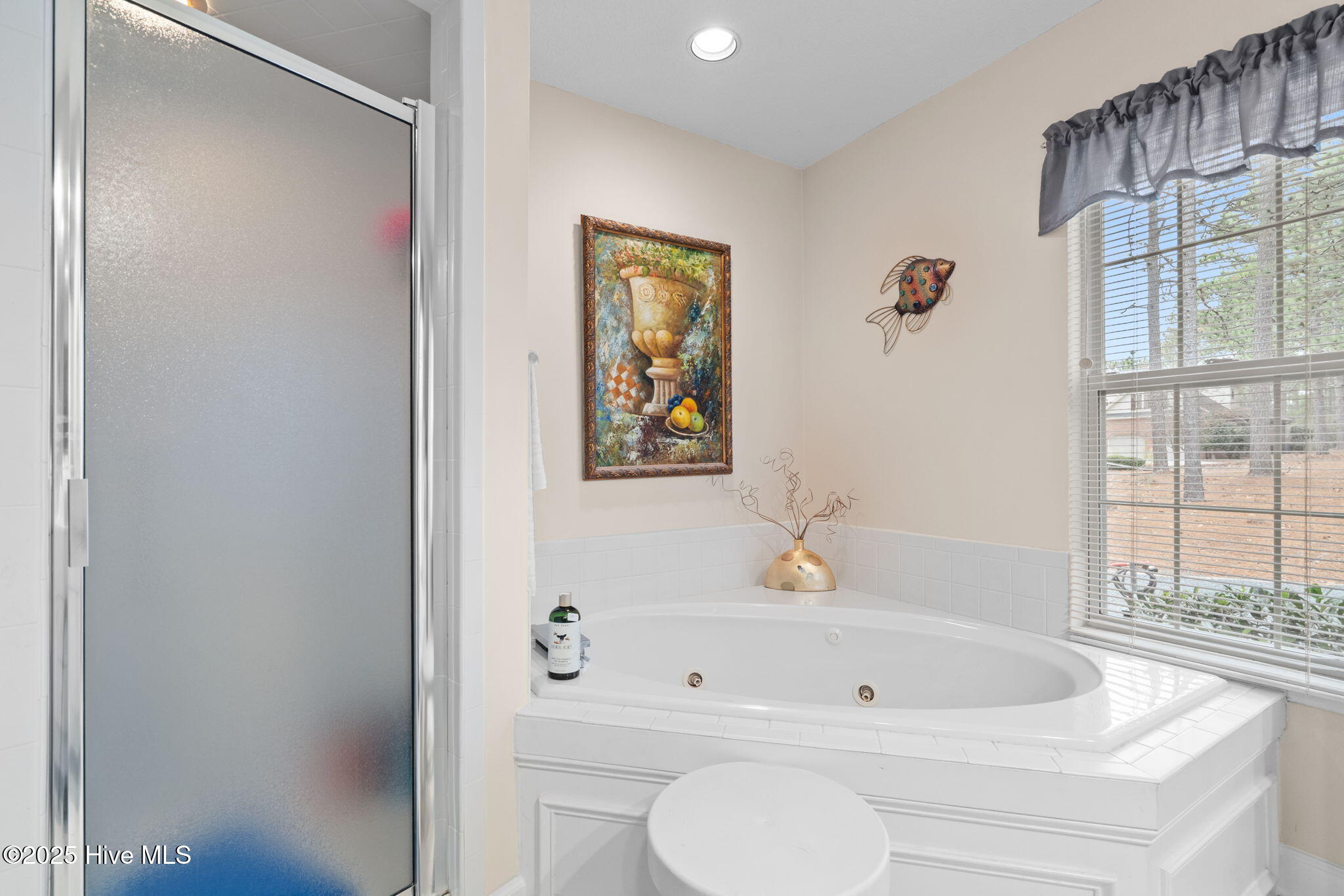 247 Longleaf Drive West End, NC 27376 - Photo 24 of 79 Primary bathroom shower and spa tub.
