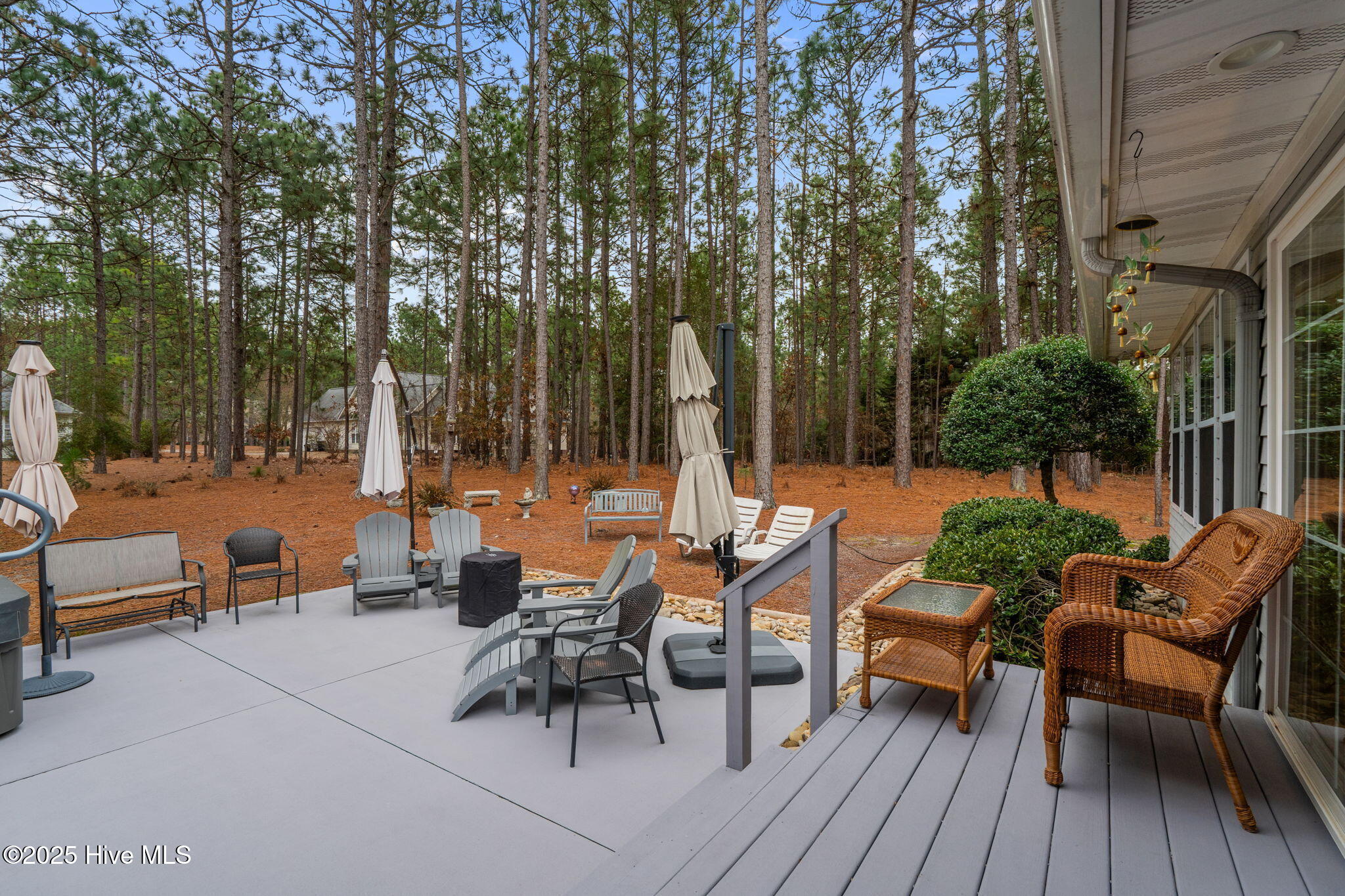 247 Longleaf Drive West End, NC 27376 - Photo 43 of 79 step out onto the deck off the Carolina area of home.