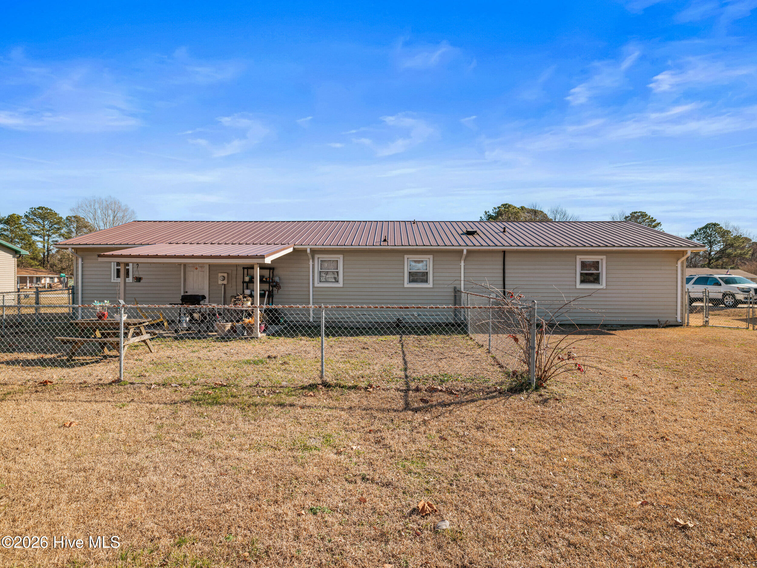139 Bayberry Road Newport, NC 28570 - Photo 24 of 40 Smaller fenced in portion of backyard