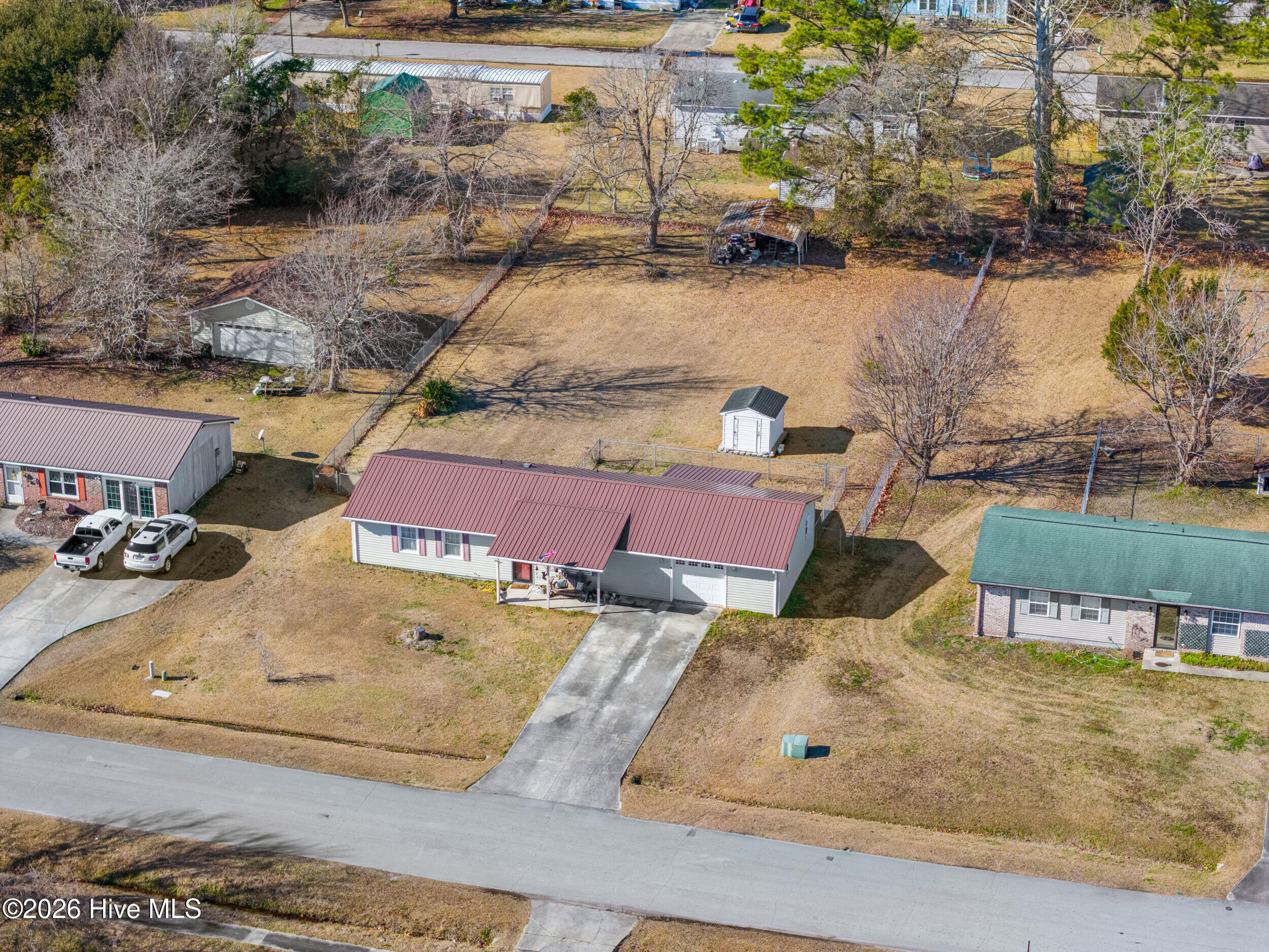 139 Bayberry Road Newport, NC 28570 - Photo 35 of 40 Drone above