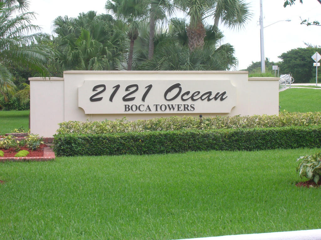 2121 North Ocean Boulevard, Unit 1409W Boca Raton, FL 33431 - Photo 15 of 45 BOCA TOWERS ENTRANCE
