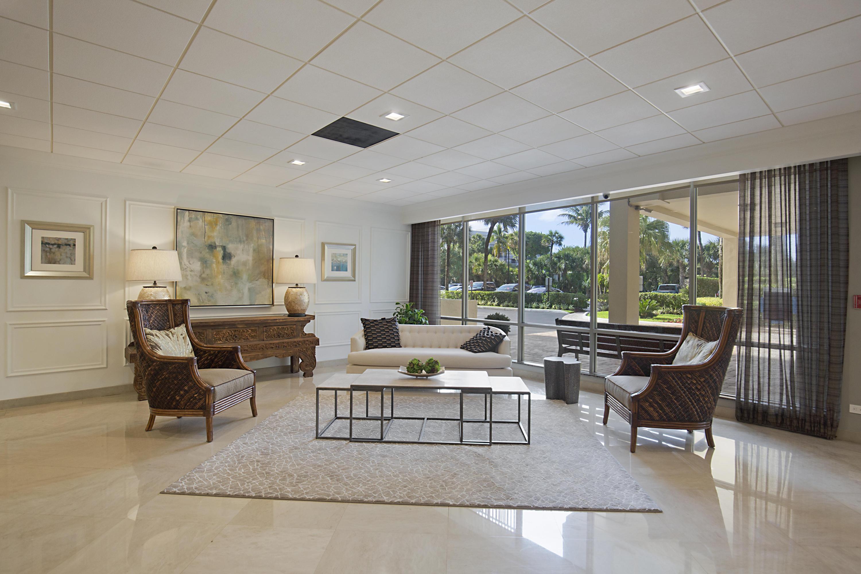 2121 North Ocean Boulevard, Unit 1409W Boca Raton, FL 33431 - Photo 21 of 45 REMODELED LOBBY