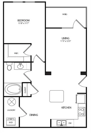 $1,310 | 30 Laurel Canyon Village Circle, Unit 6305, Canton, GA 30114