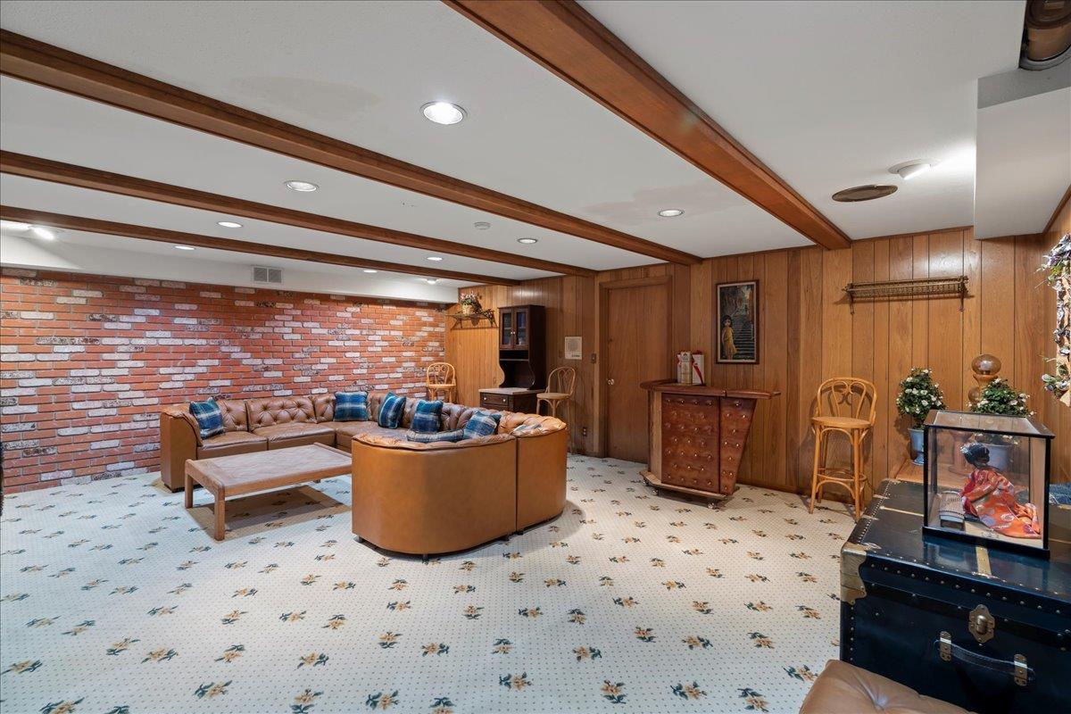 1215 Camino Ramon San Jose, CA 95125 - Photo 52 of 76 a living room with furniture and a flat screen tv