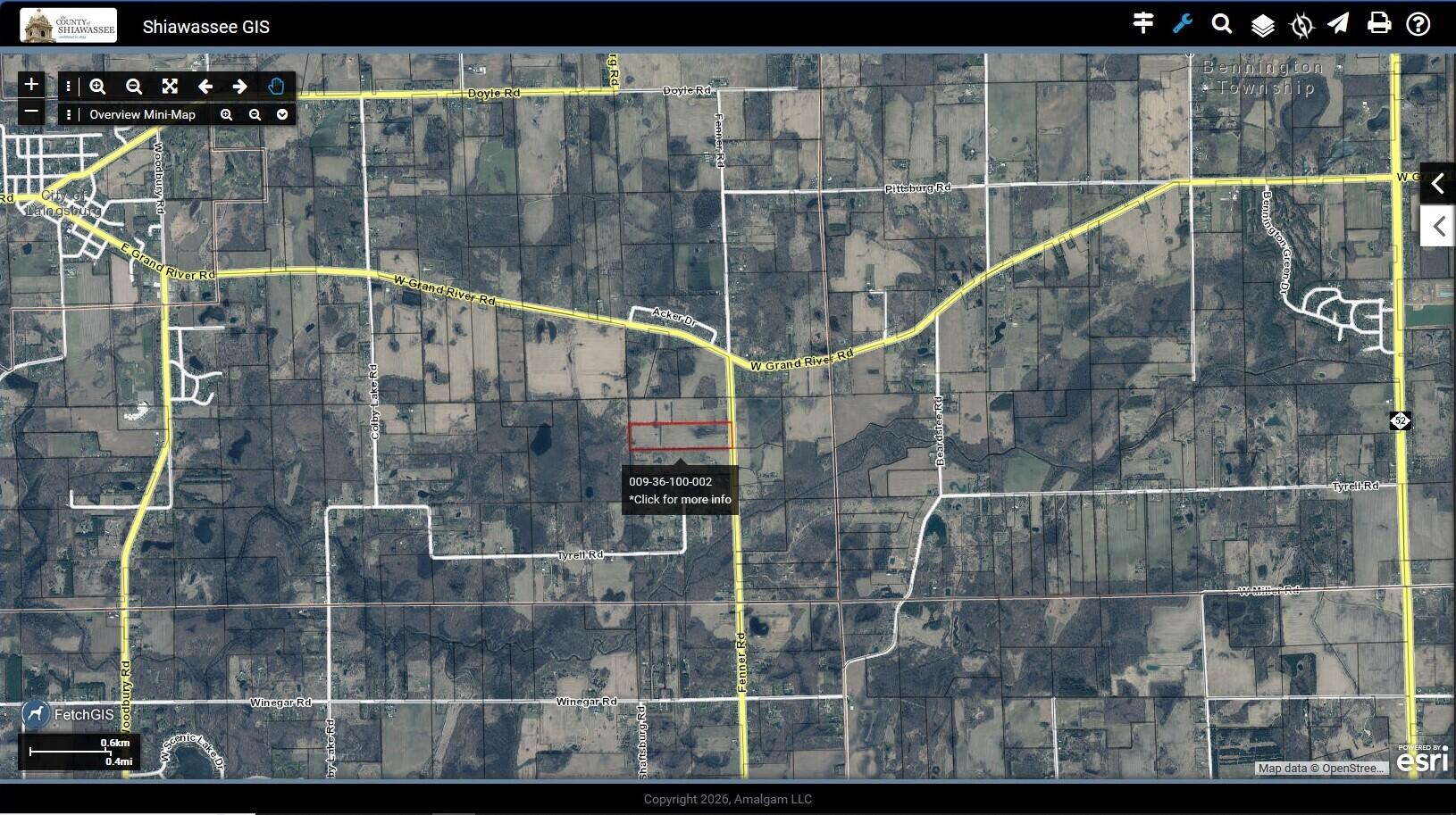 Fenner Road Laingsburg, MI 48848 - Photo 29 of 30 Aerial2