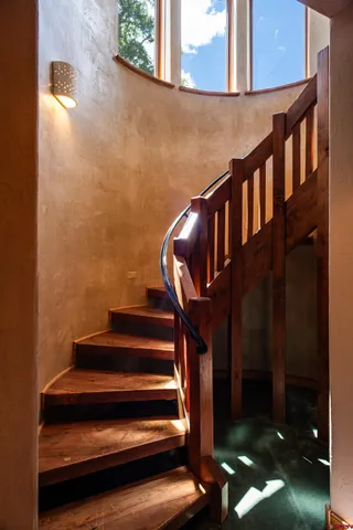 a room with furniture and screen