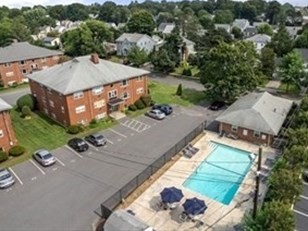 36 Whitman Road, Unit 24 Waltham, MA 02453 - Photo 13 of 14 an aerial view of a house with a garden