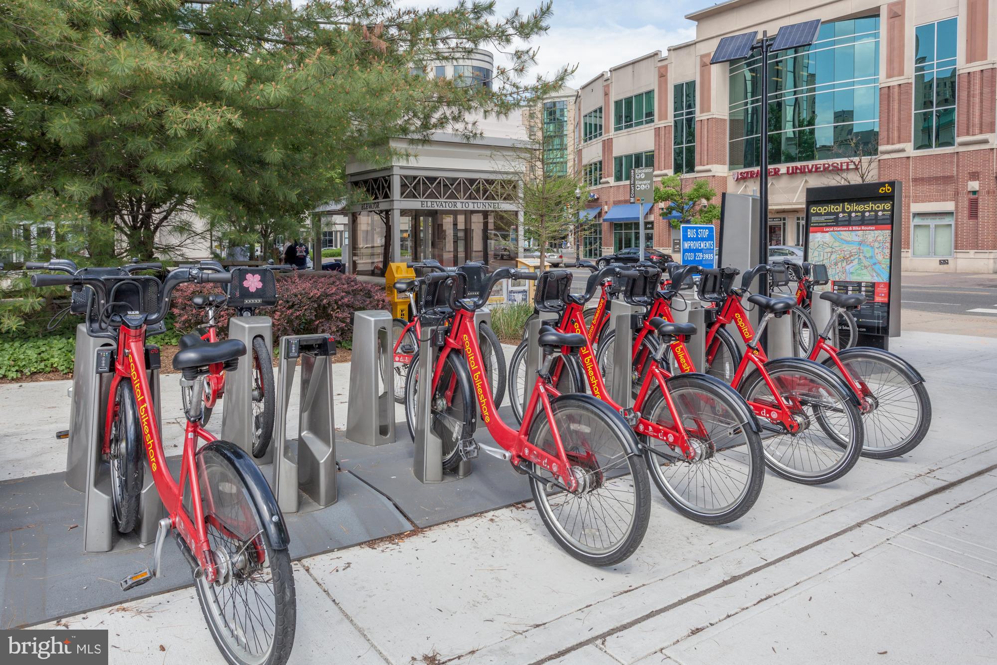1301 North Courthouse Road, Unit 812 Arlington, VA 22201 - Photo 42 of 44 Bike share station nearby